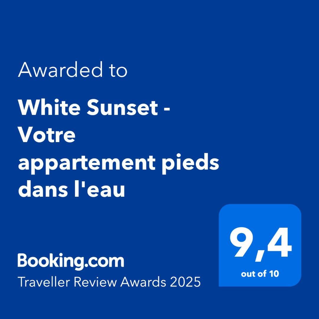 White Sunset - Votre Appartement Pieds Dans L'Eau Trois Bassins Dış mekan fotoğraf